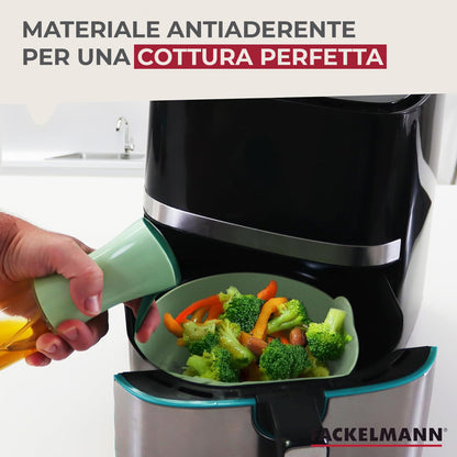 Stampo Friggitrice ad aria rotondo, in silicone, Linea Ocean