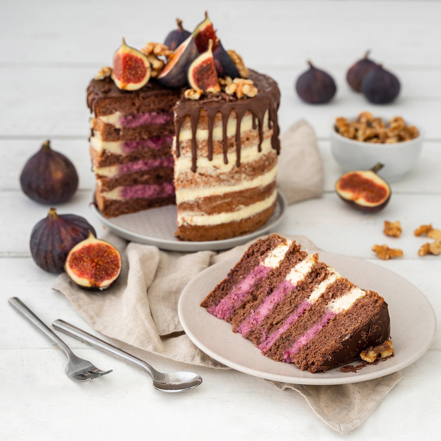 Stampo alto per panettone e torte fetta alta Ø18cm, Linea Black Metallic