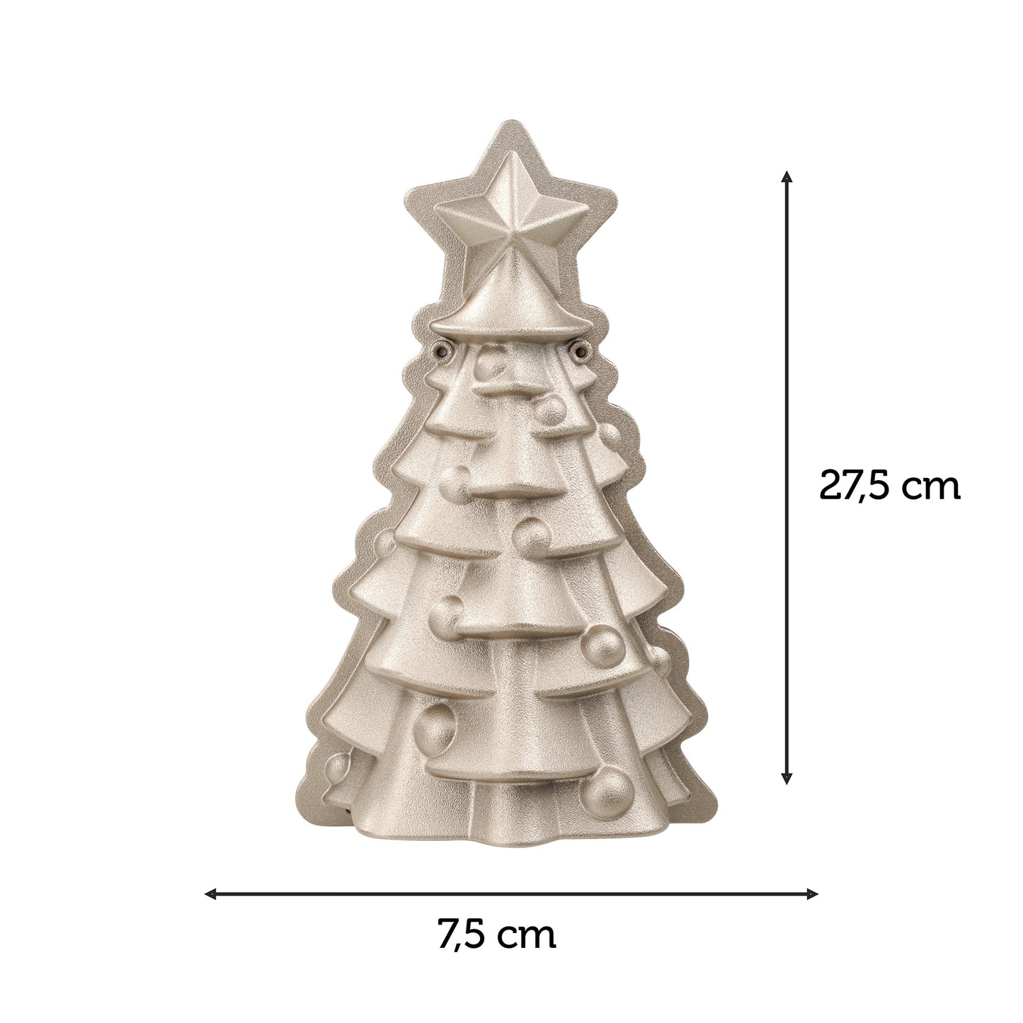 Stampo Albero di Natale, in alluminio pressofuso