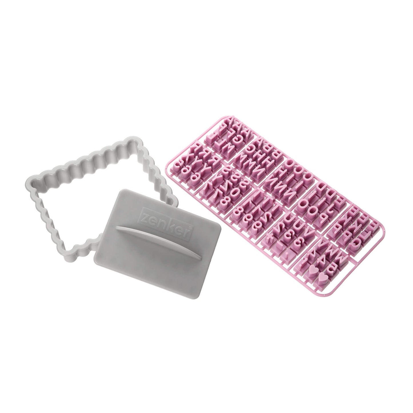 Tagliabiscotti con lettere