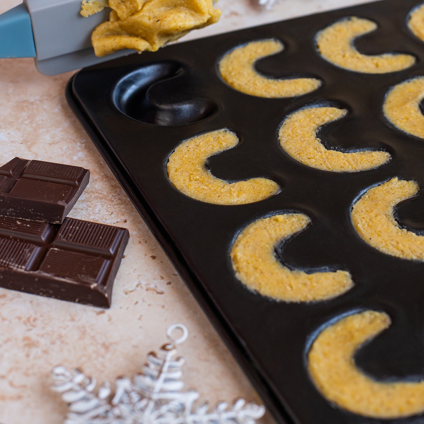 Teglia da forno per biscotti, 42x32 cm