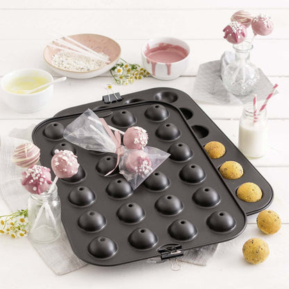 Stampi per cake pop, con bastoncini e sacchetti, 38 x 26 cm