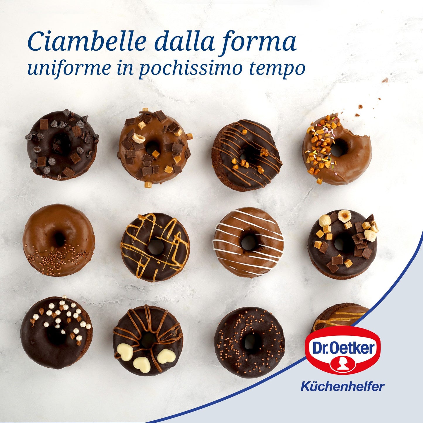 Stampo per ciambelle a 12 impronte Ø4,5cm, Linea Tradition