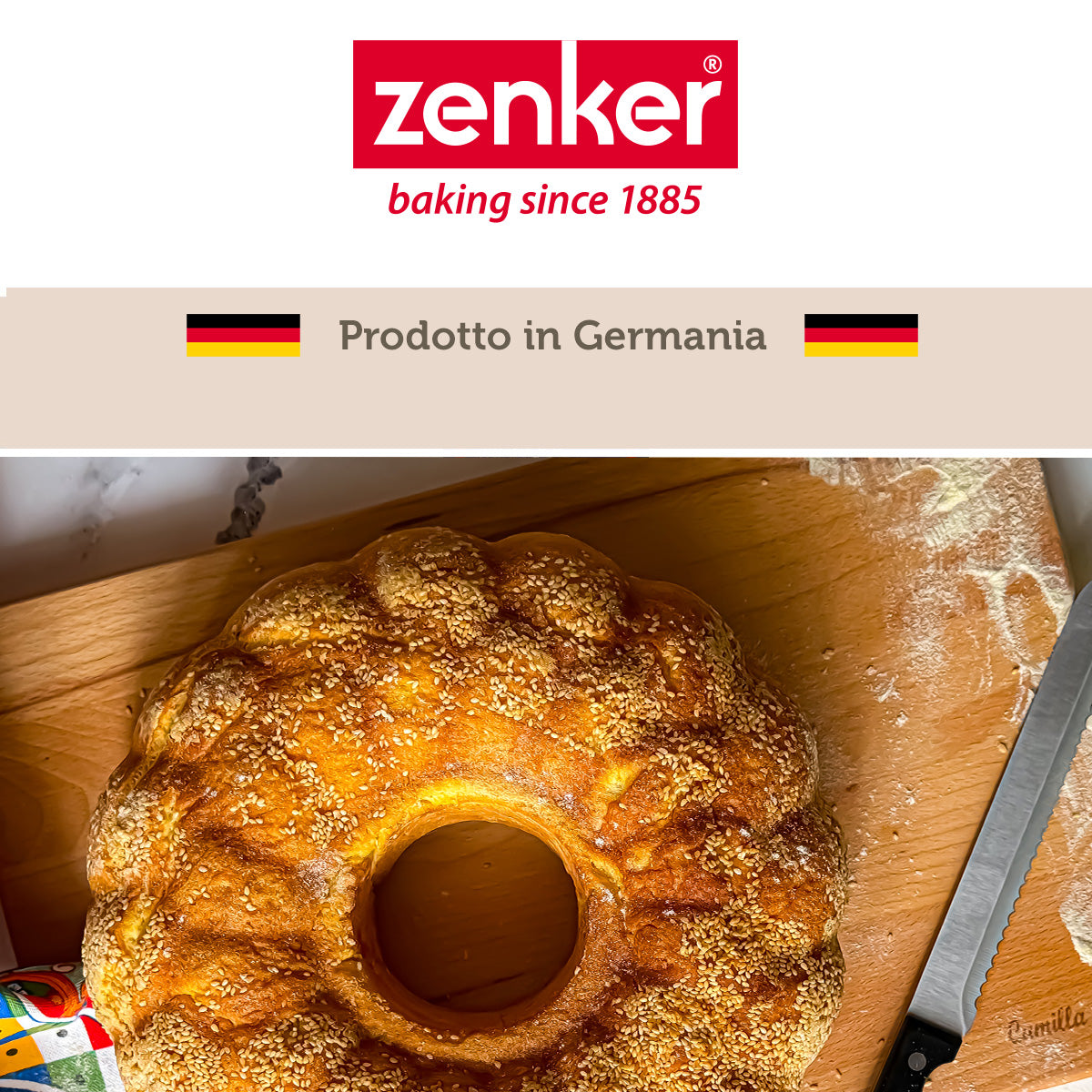 Stampo per ciambelloni e pane, 32 cm