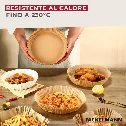Stampi friggitrice ad aria, 20 cm, 50 pezzi