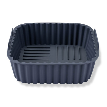 Stampo per Friggitrice ad Aria Quadrato in Silicone 15 cm, fondo rialzato, Fackelmann