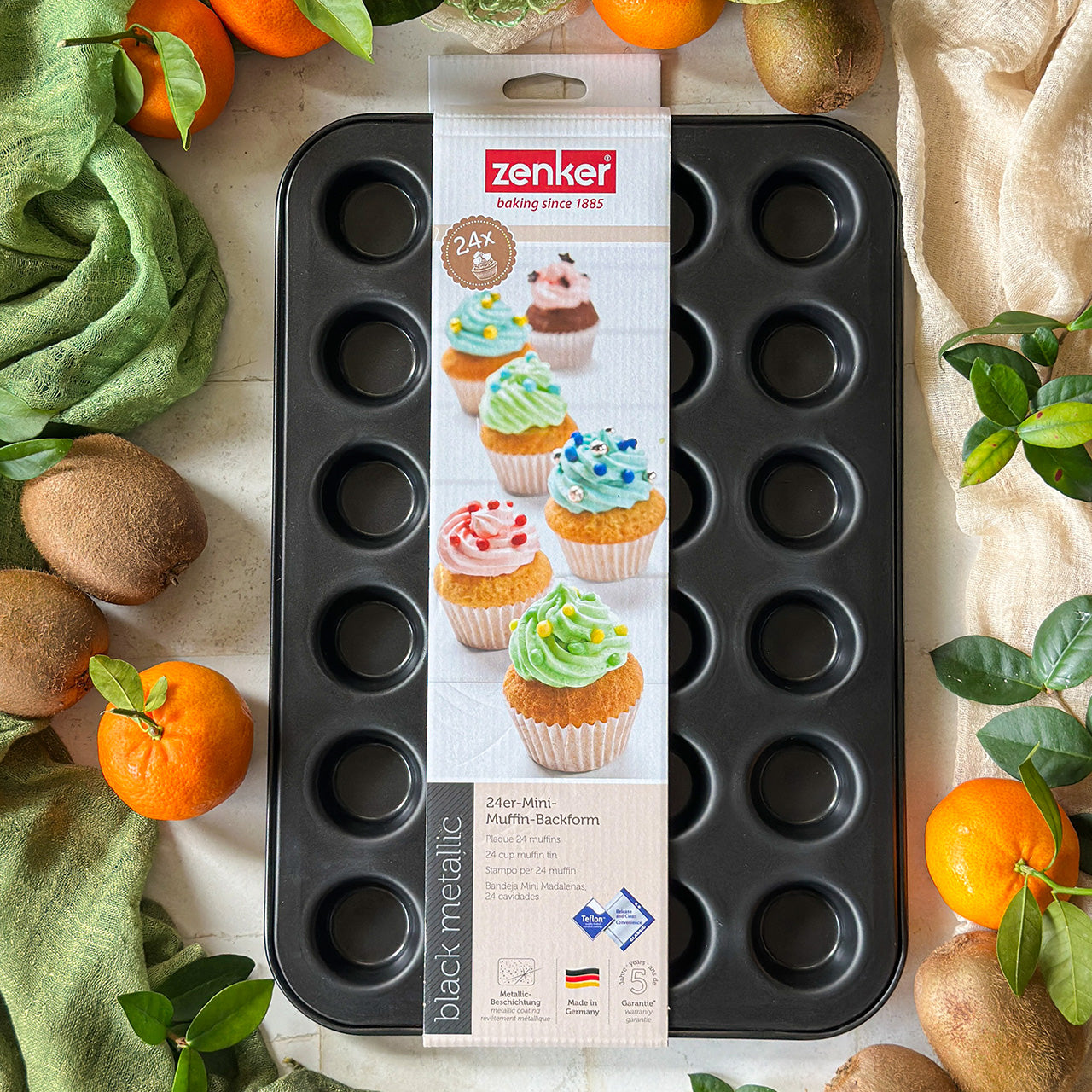 Stampo per 24 muffin, Ø4,5cm