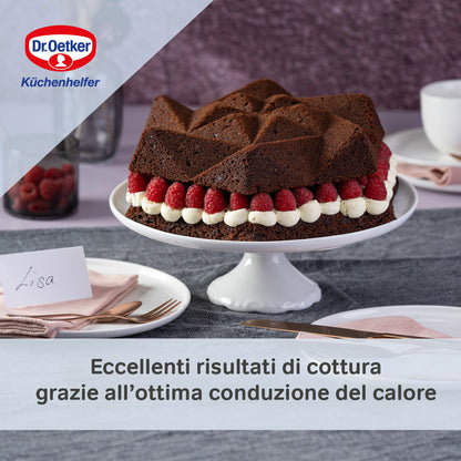 Stampo per torte "Origami" in alluminio pressofuso