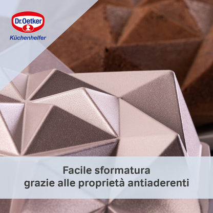 Stampo per torte "Origami" in alluminio pressofuso