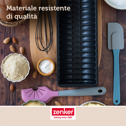 Stampo plumcake semitondo ad onde, 30cm Linea Black Metallic