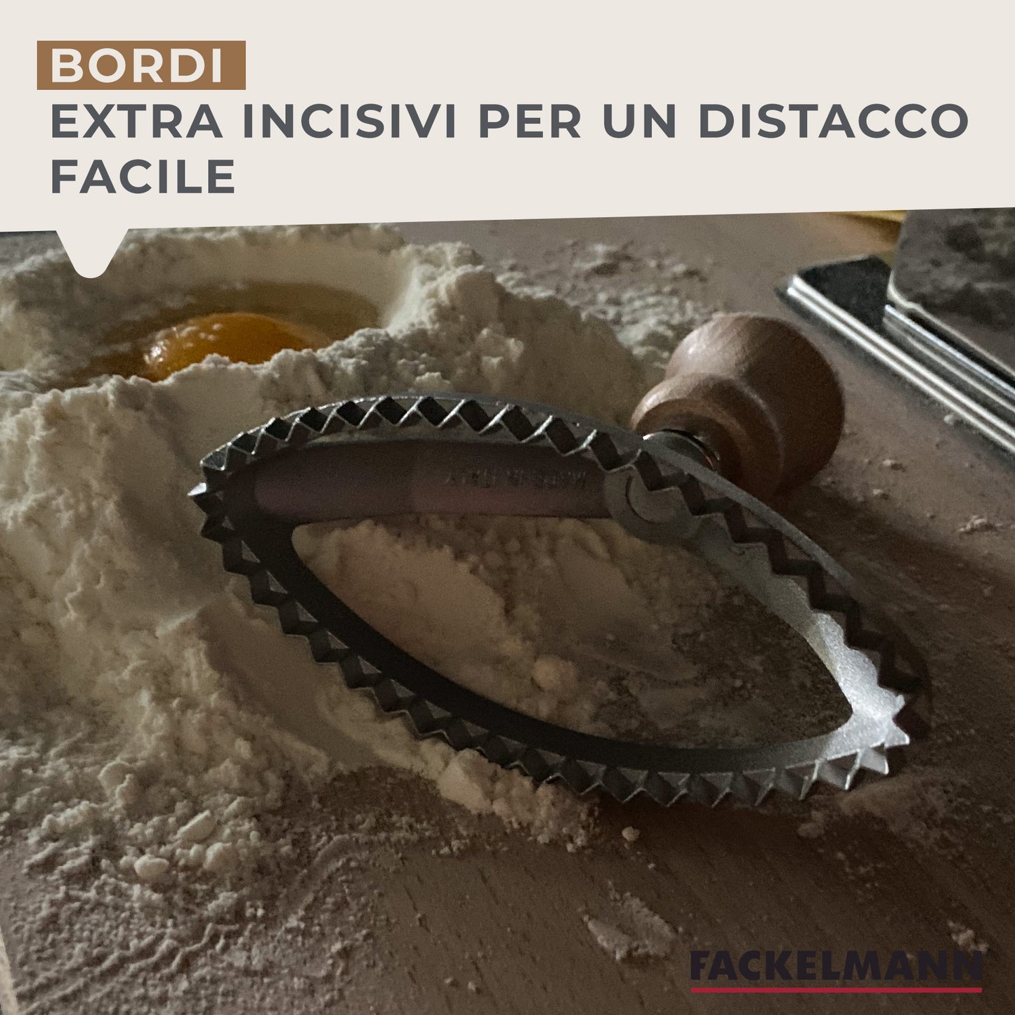 Stampino per ravioli, forma ovale, Fackelmann