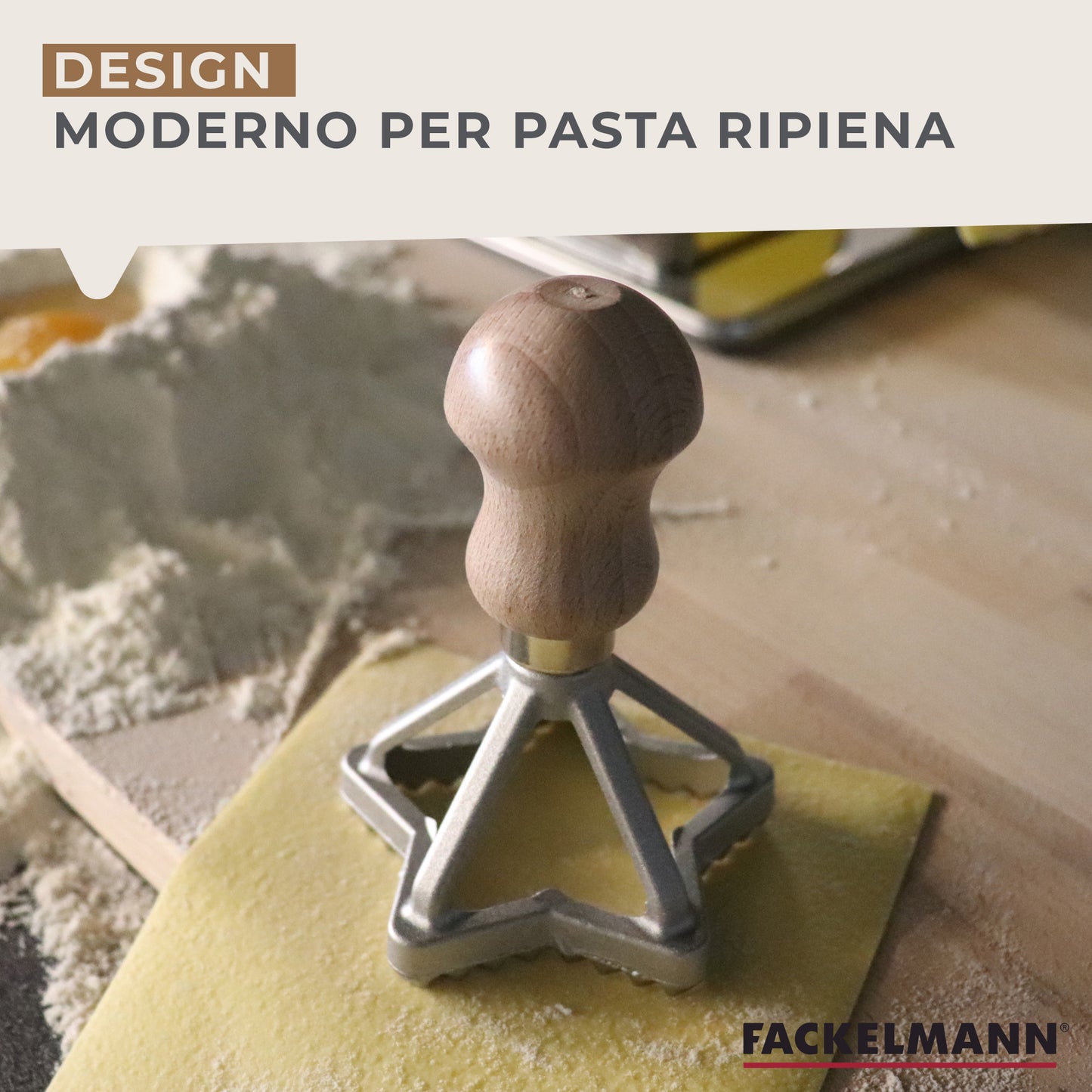 Stampo per ravioli, forma a stella, Fackelmann