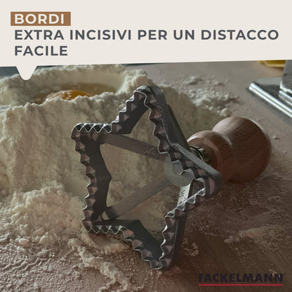 Stampo per ravioli, forma a stella, Fackelmann