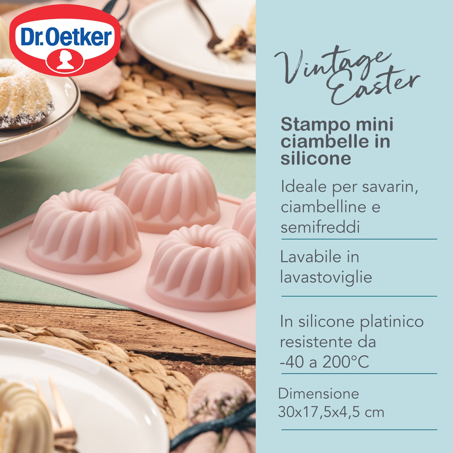 Stampo da forno per ciambelle, Linea Vintage