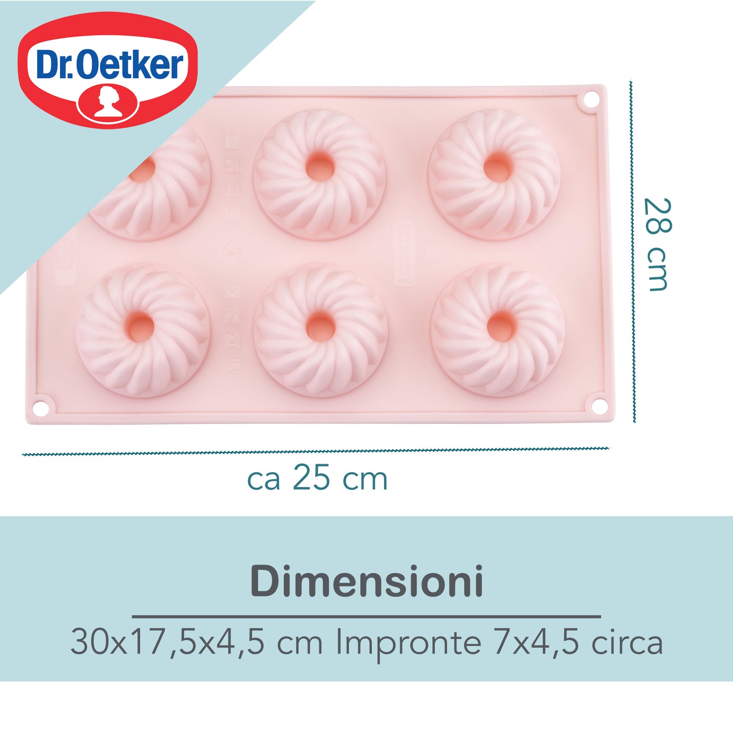 Stampo da forno per ciambelle, Linea Vintage