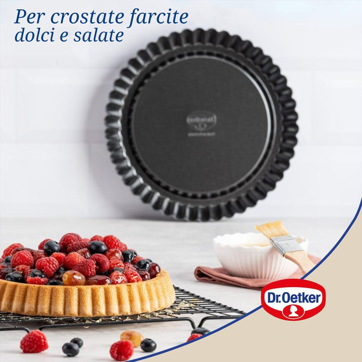 Stampo furbo Crostata Ø22 cm, Linea Tradition