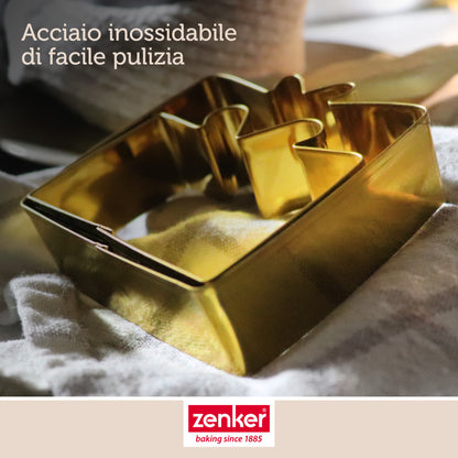 Taglia biscotti Pacchetti regalo, 2 pz, in acciaio inox