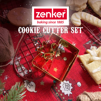 Taglia biscotti Pacchetti regalo, 2 pz, in acciaio inox