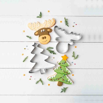Tagliabiscotti XXL Albero di Natale, 16,8x13,8cmx2,6cm