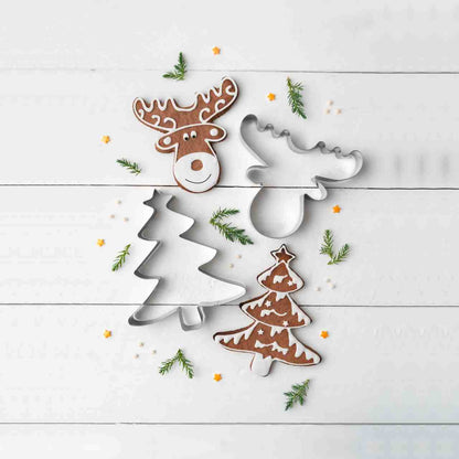 Tagliabiscotti XXL Albero di Natale, 16,8x13,8cmx2,6cm