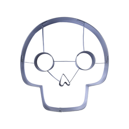 Tagliabiscotto Teschio di Halloween, in acciaio Inox, 15x17 cm, Zenker