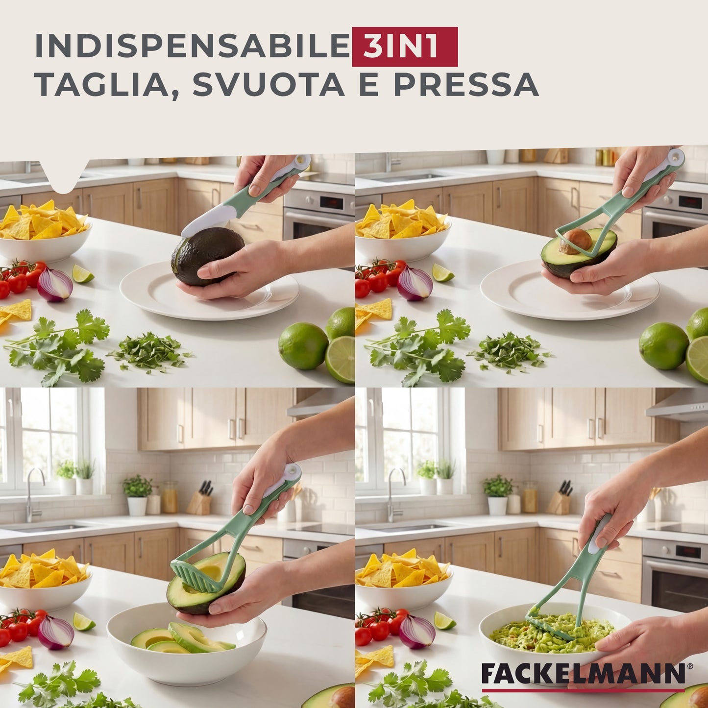 Taglia avocado 3in1
