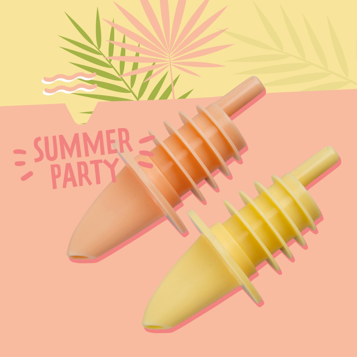Versatori per bottiglie 4pz, Linea Summer Party