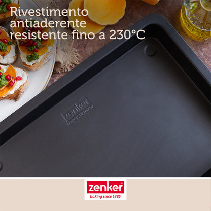 Teglia antiaderente per pizza, focaccia, 45x29 cm