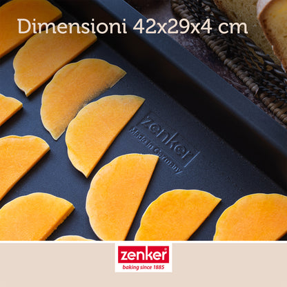 Teglia antiaderente per pizza, focaccia, 45x29 cm