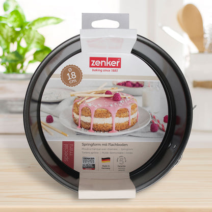 Tortiera con cerniera, stampo con rivestimento antiaderente, 18 cm, Zenker