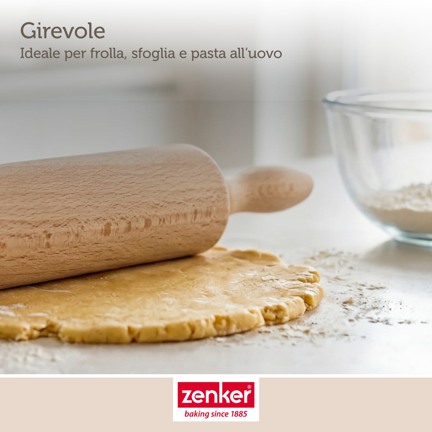 Mini mattarello girevole