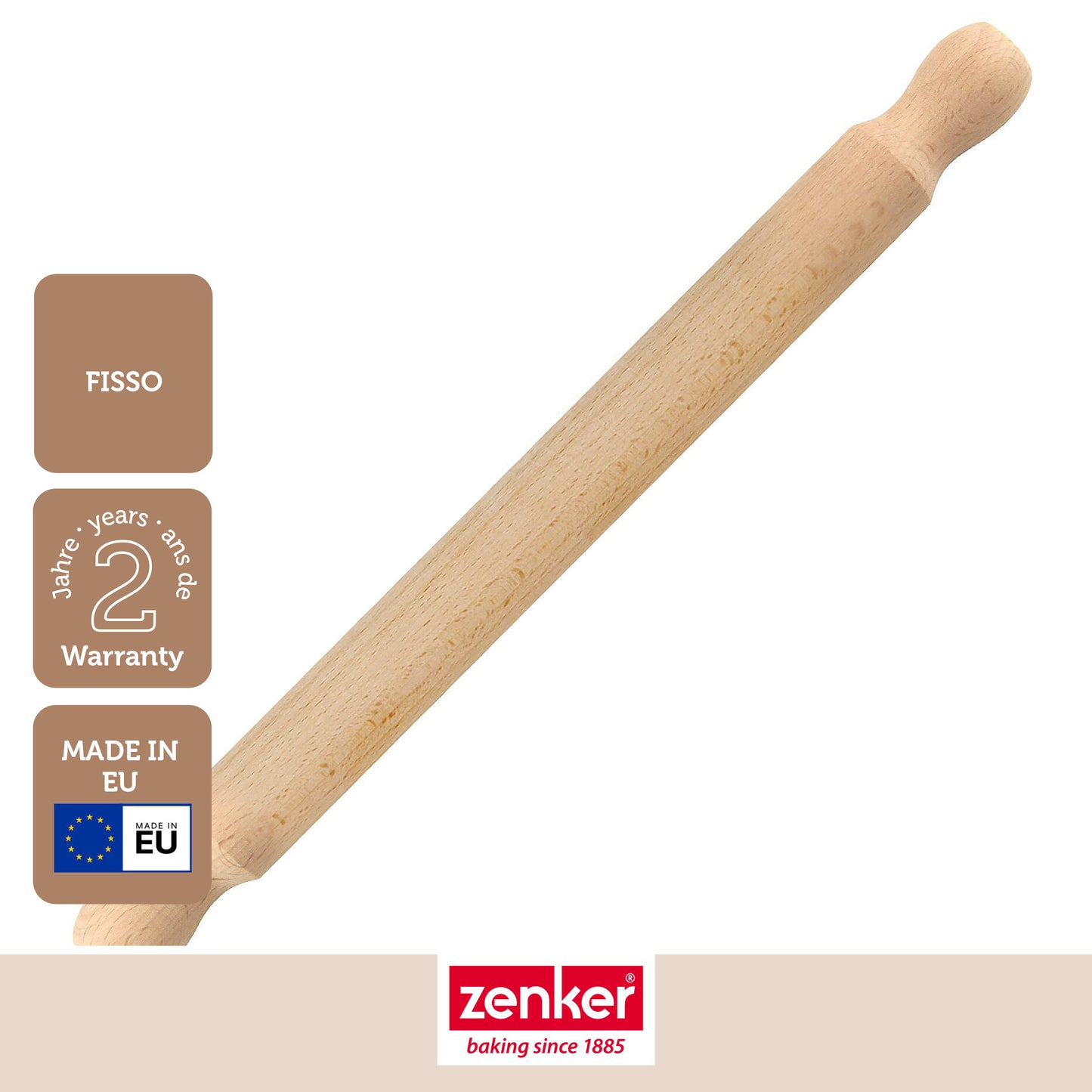 Mattarello legno per pasta di zucchero