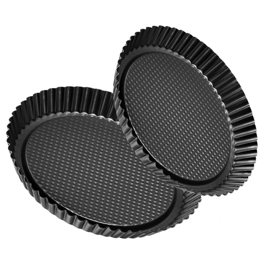 Set di 2 stampi per crostate da 30 cm