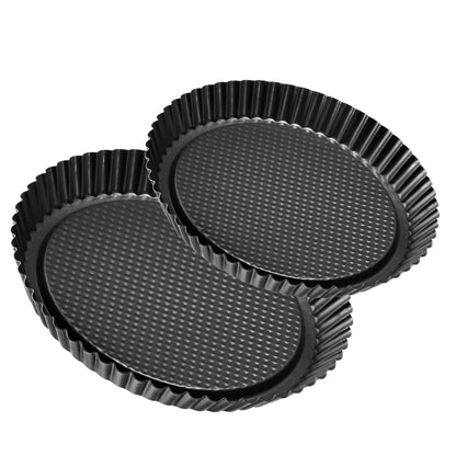 Set di 2 stampi per crostata, 28 e 30 cm