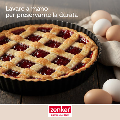 Set di 2 stampi per crostata, 28 e 30 cm