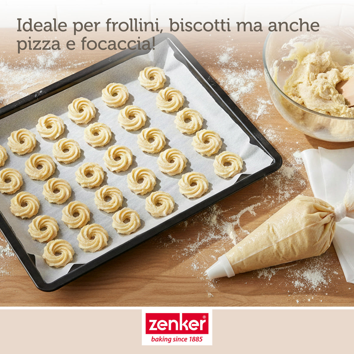 Set di 2 teglie da forno, 42x32 cm, Linea Black Metallic