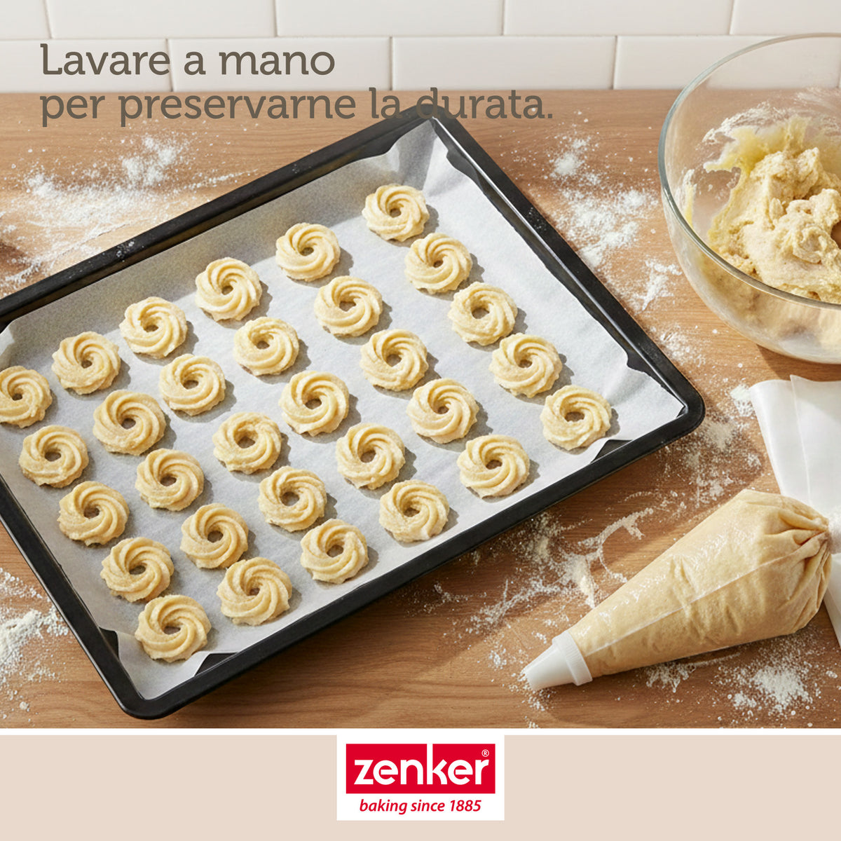 Set di 2 teglie da forno, 42x32 cm, Linea Black Metallic