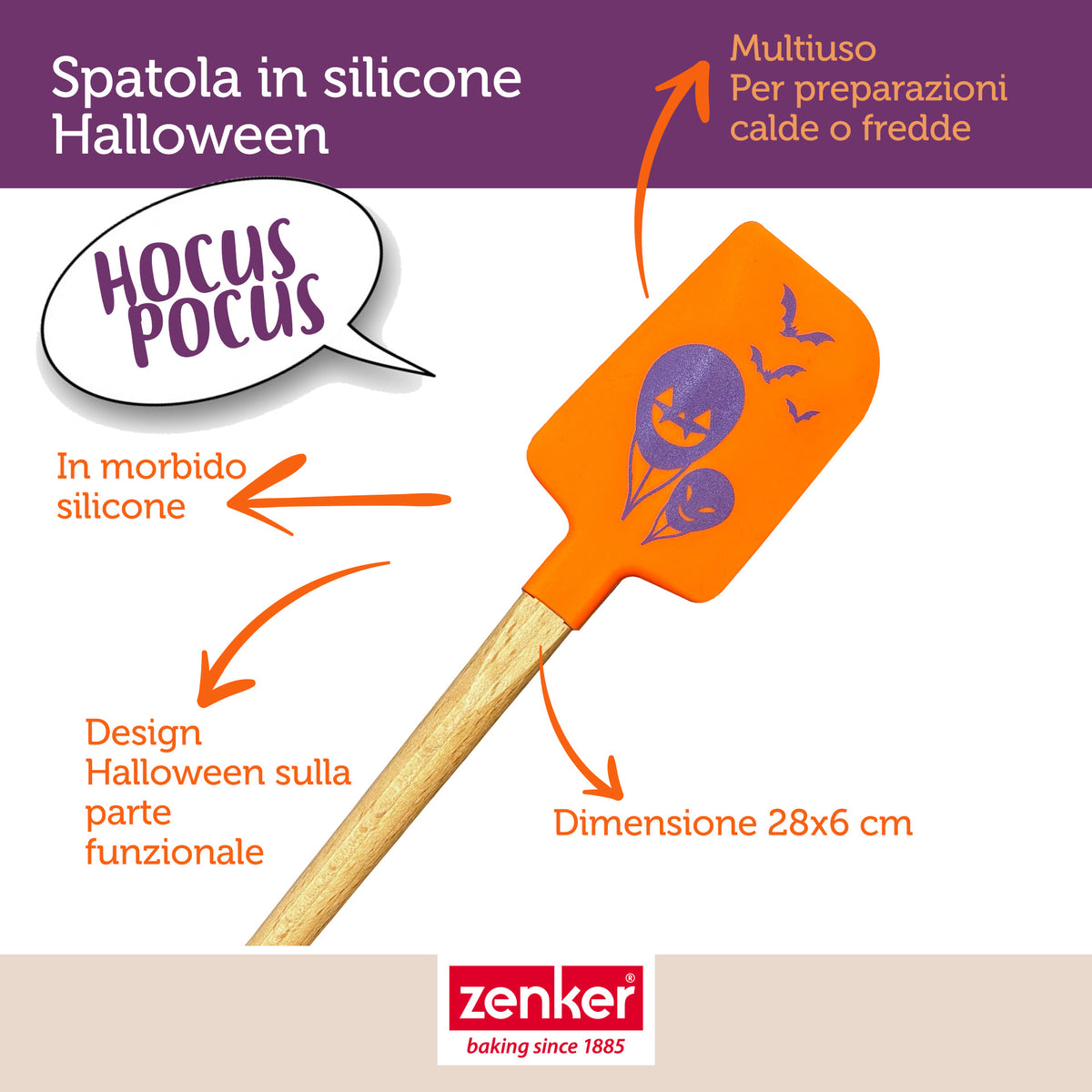 Leccapentole a tema Halloween, in silicone