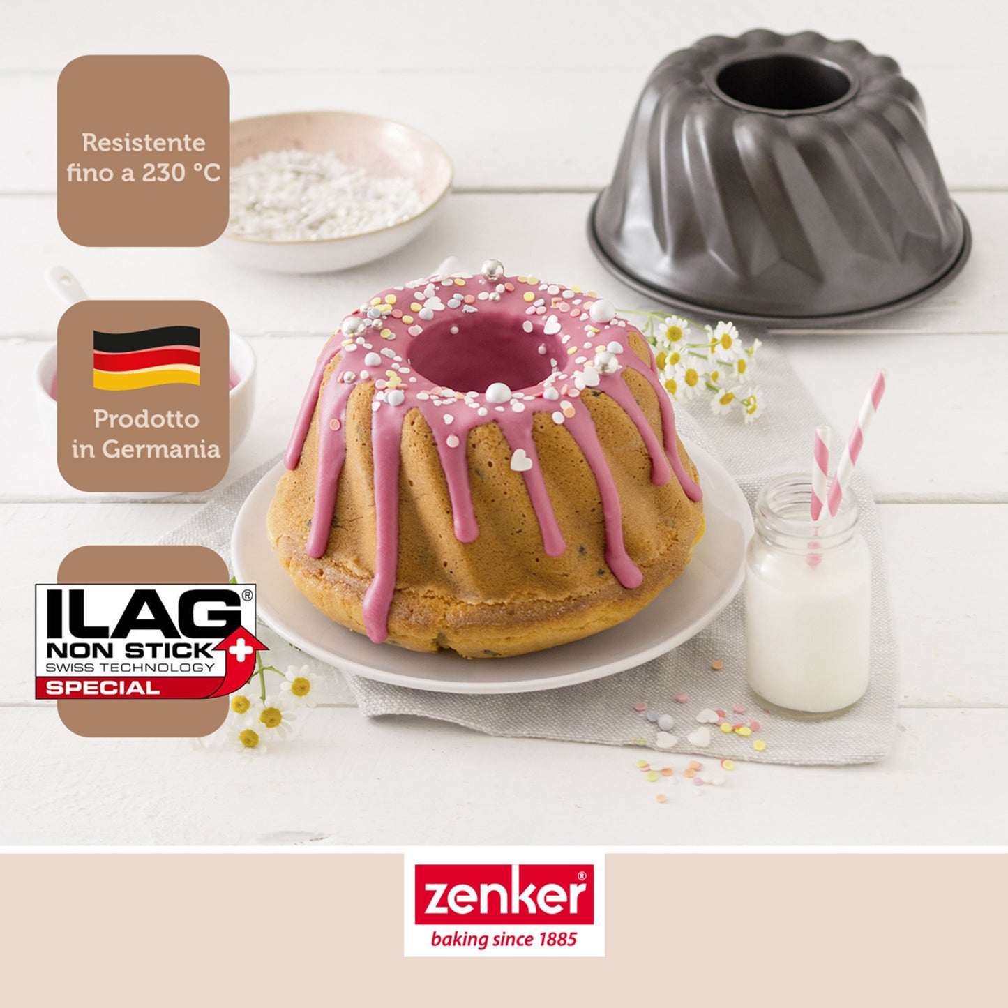 Stampo per ciambelle, Ø18 cm