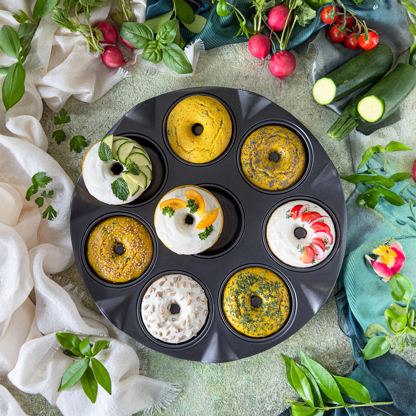 Stampo ciambelle 8 impronte