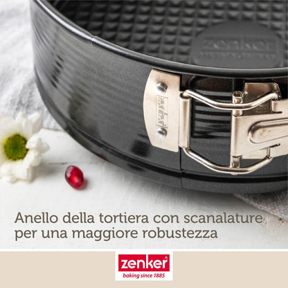 Tortiera apribile, 2 fondi, 24 cm