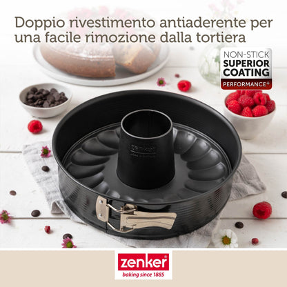 Tortiera apribile, 2 fondi, 24 cm