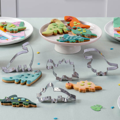 Taglia biscotti dinosauri, 4 pezzi
