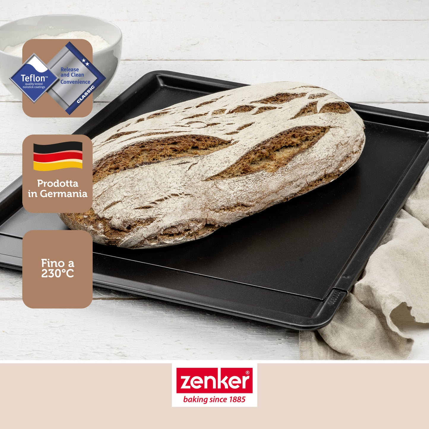 Teglia estensibile 37-52cm, linea Black Metallic