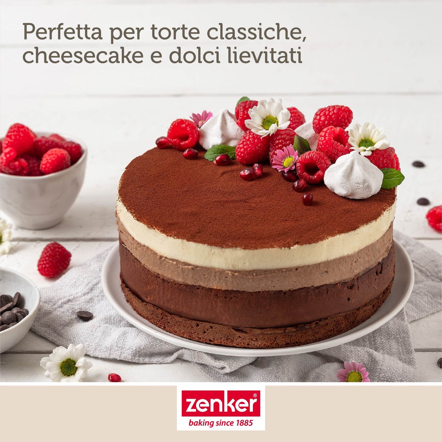 Tortiera con cerniera,  Ø20 cm, Linea Perfect Black